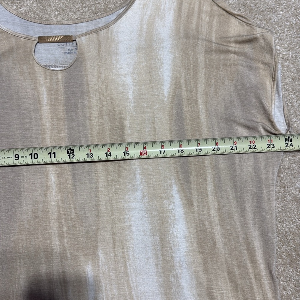 Lisa Rinna Collection Women's Tan Top - Picture 8 of 9